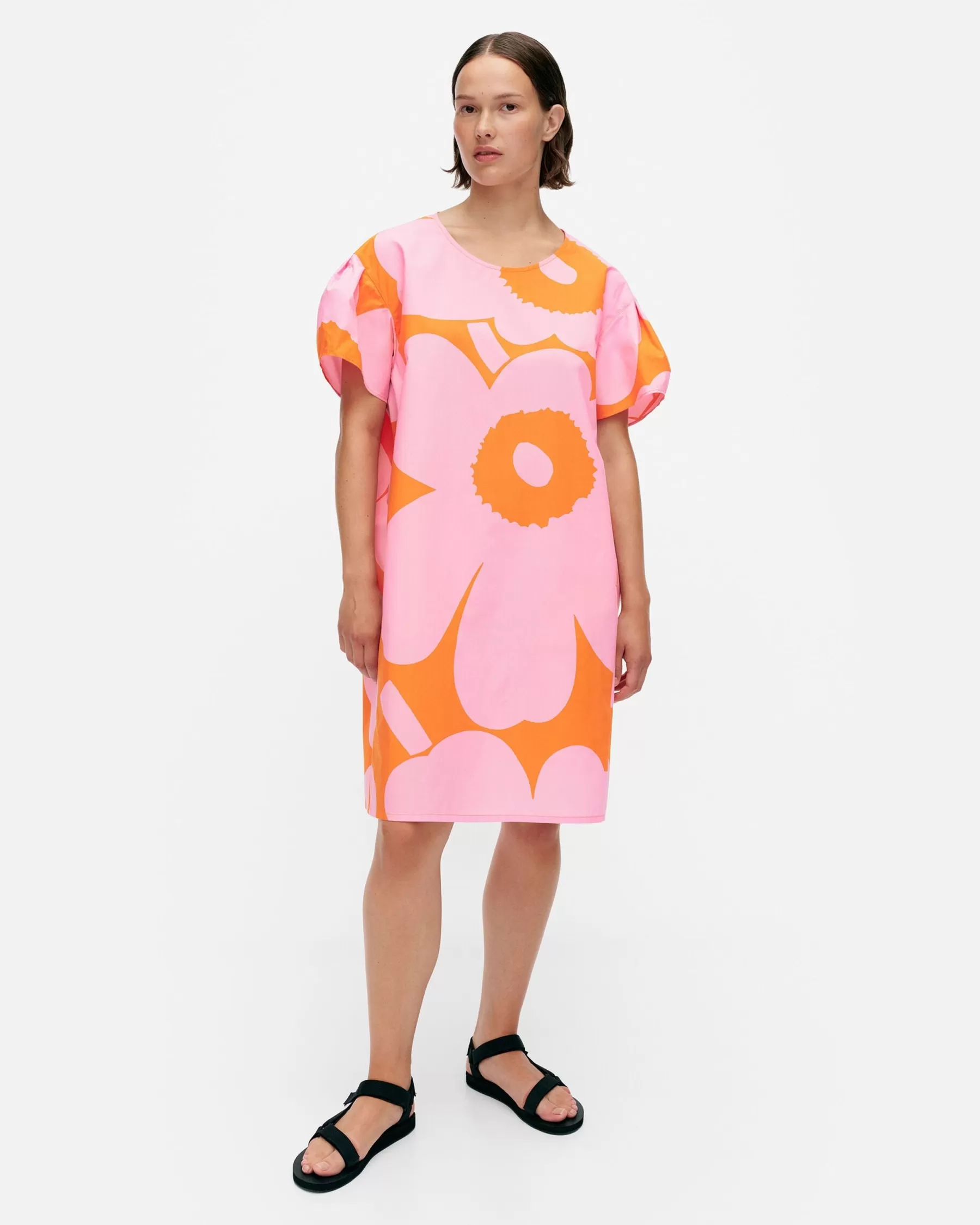 Cheap Marimekko Avomeri Unikko Puuvillapopliinimekko