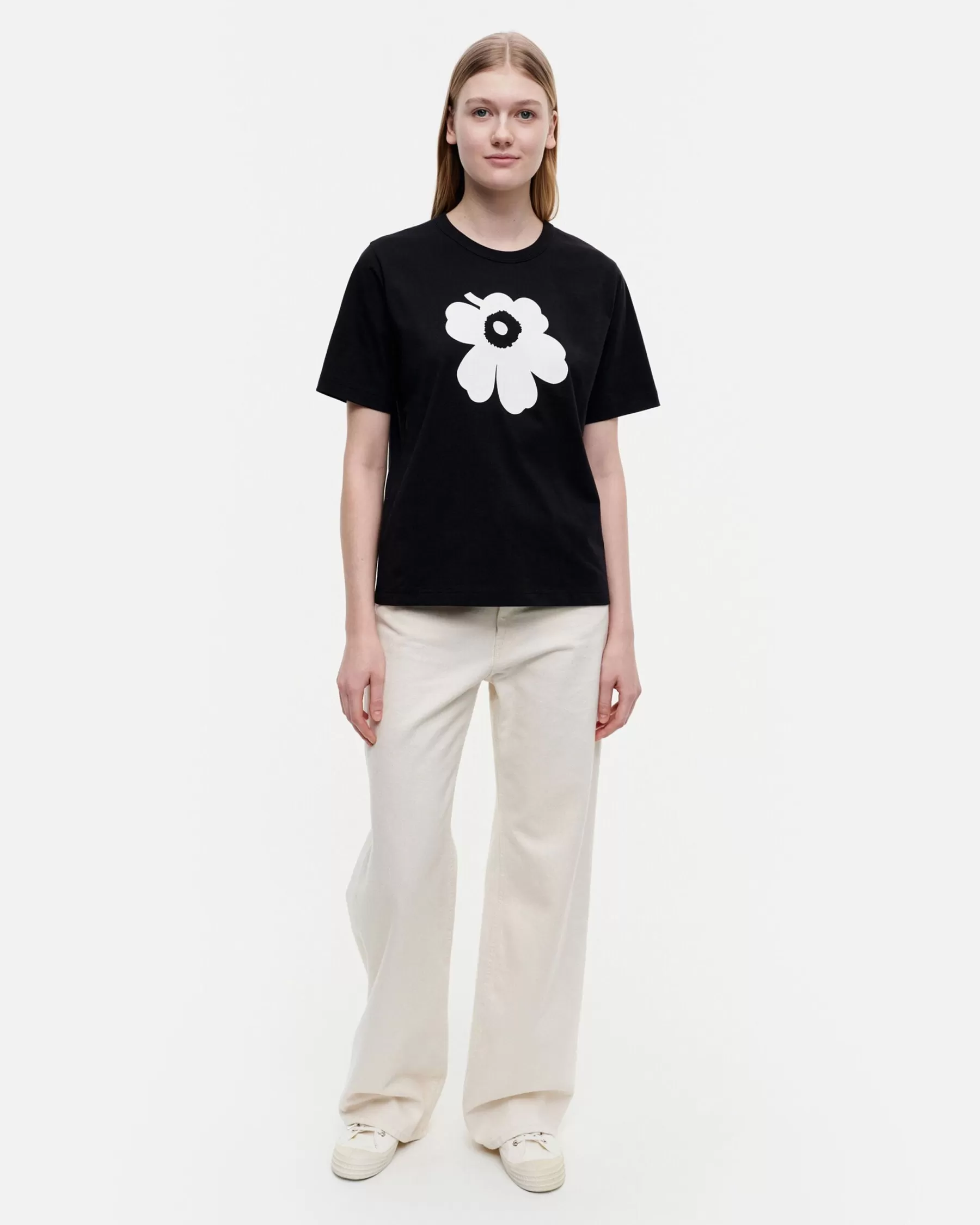 Shop Marimekko Erna Relaxed Unikko Placement T-Paita