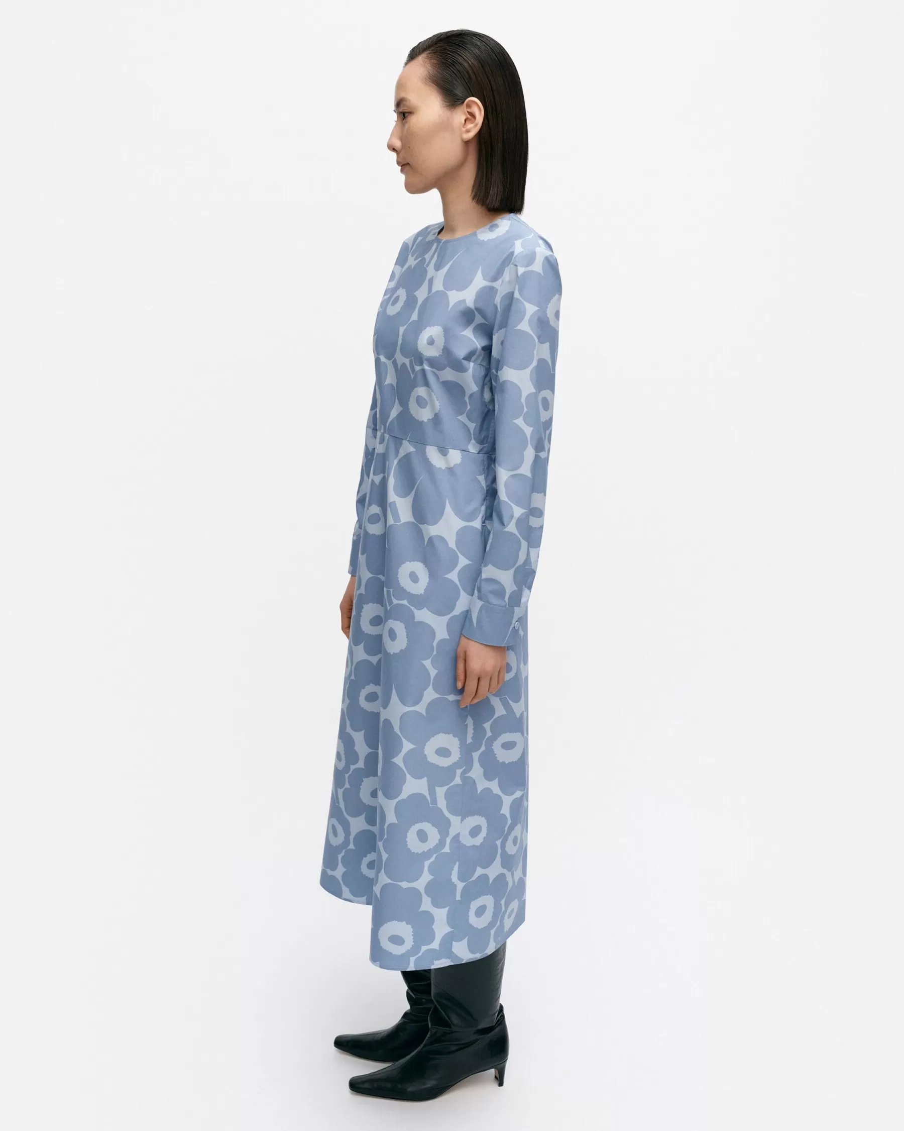 New Marimekko Katse Unikko Puuvillapopliinimekko