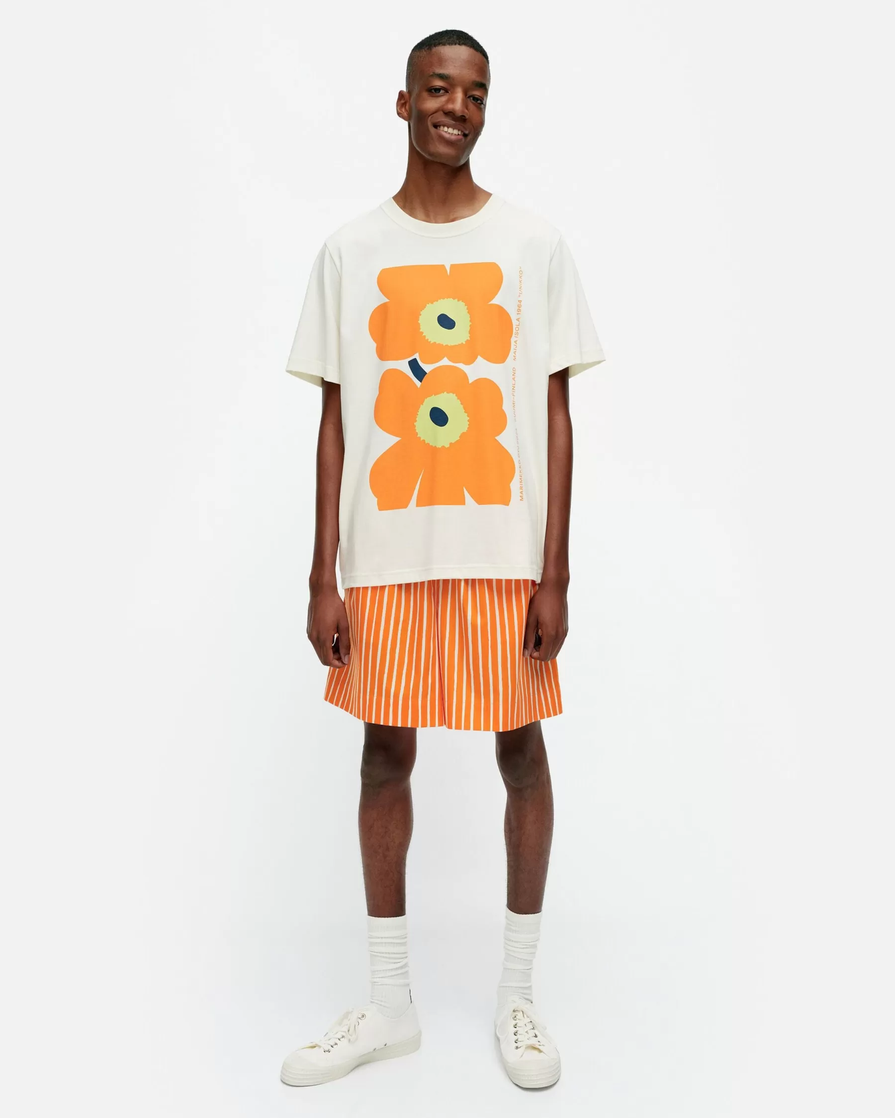 Flash Sale Marimekko Kioski Embla Unikko Placement T-Paita