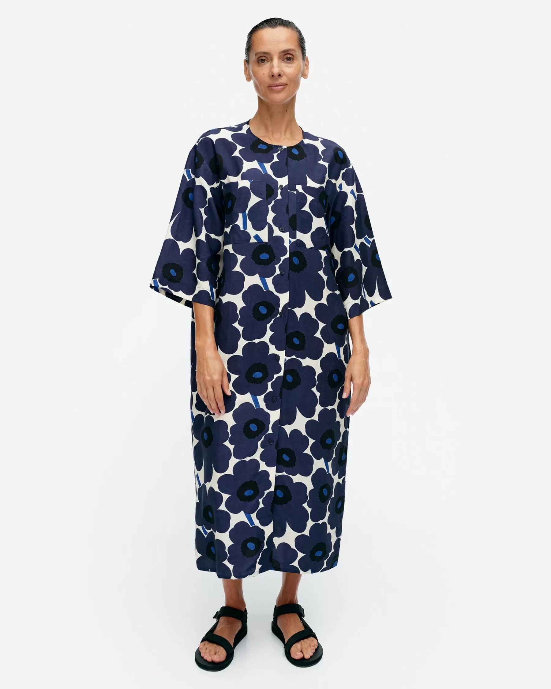 Flash Sale Marimekko Markkinat Unikko Kuprosekoitemekko