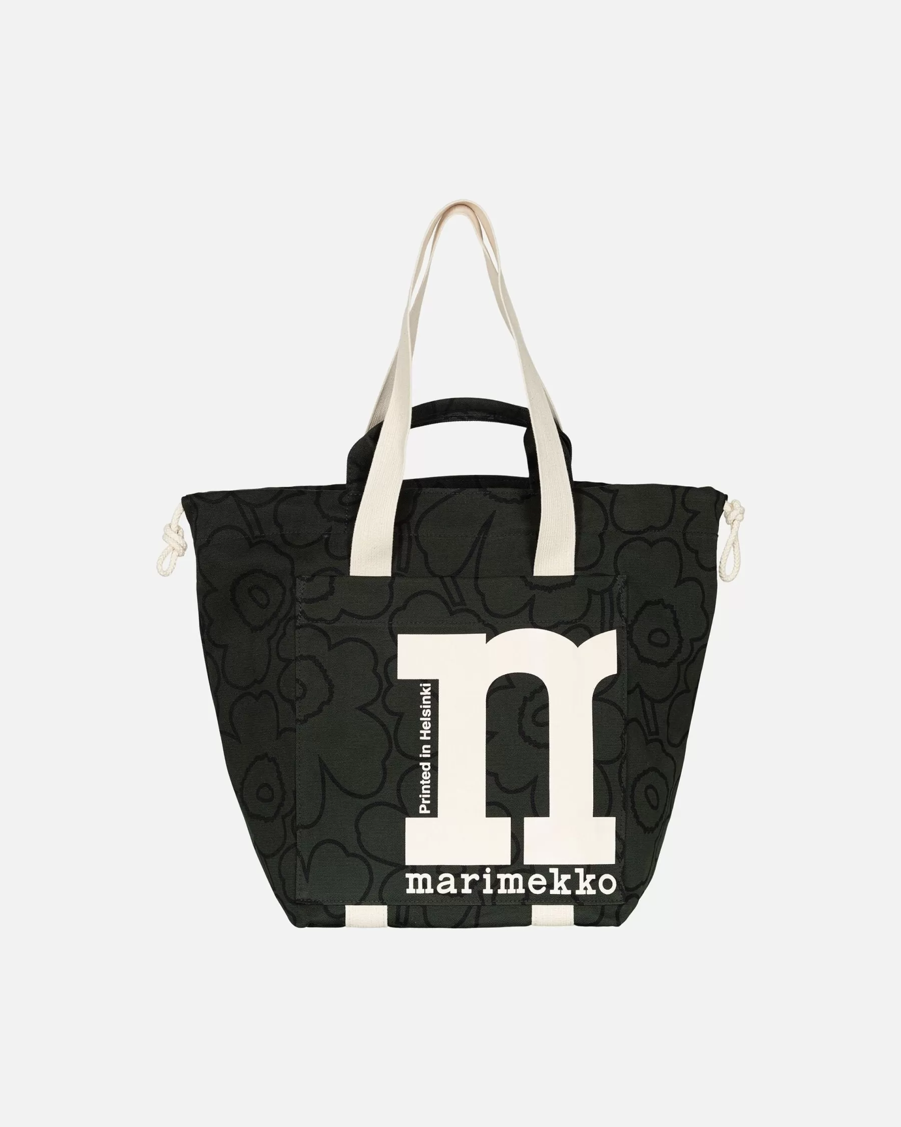 Best Sale Marimekko Mono City Tote Piirto Unikko Olkalaukku