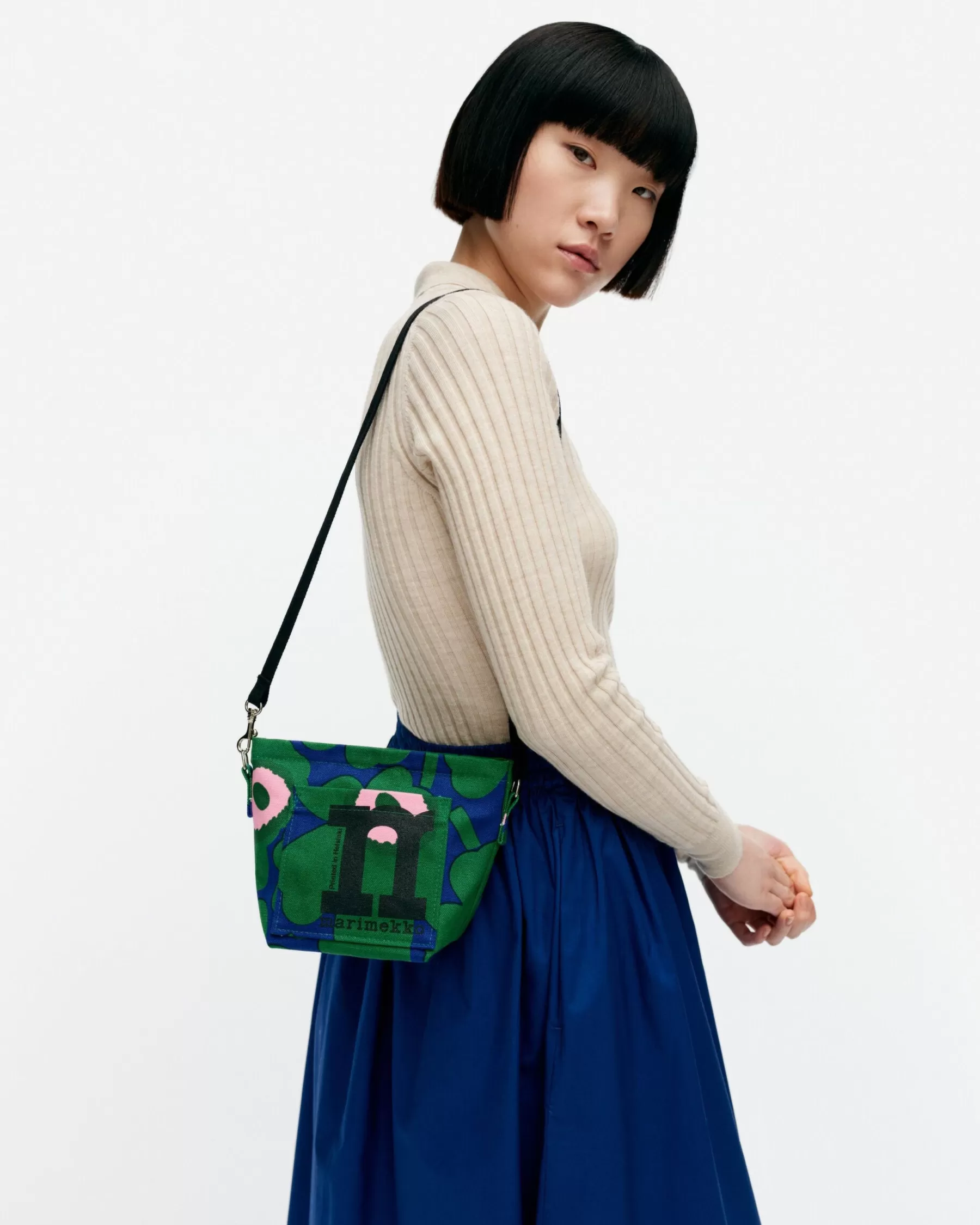 Store Marimekko Mono Mini Crossbody Unikko Olkalaukku