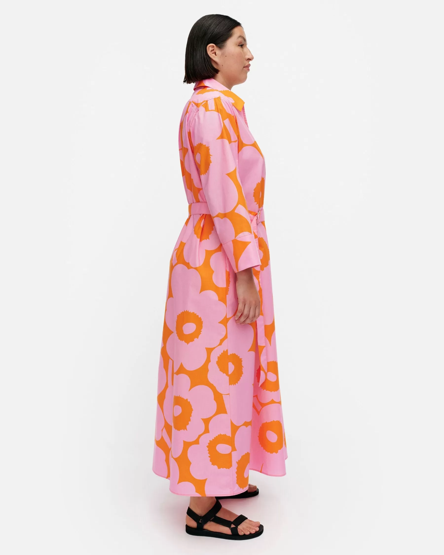 Clearance Marimekko Perenna Unikko Puuvillapopliinimekko