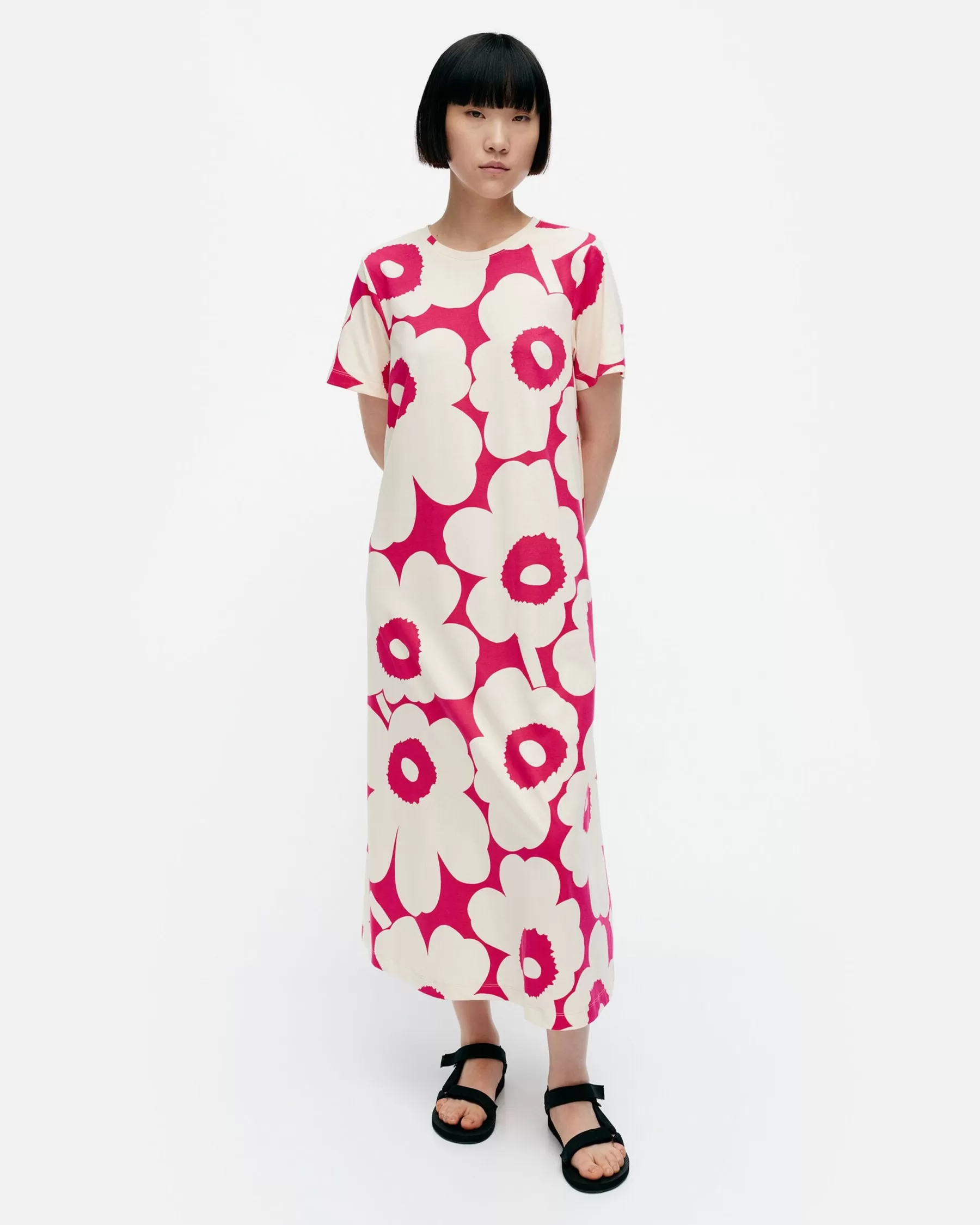 Store Marimekko Pisteinen Unikko Trikoomekko