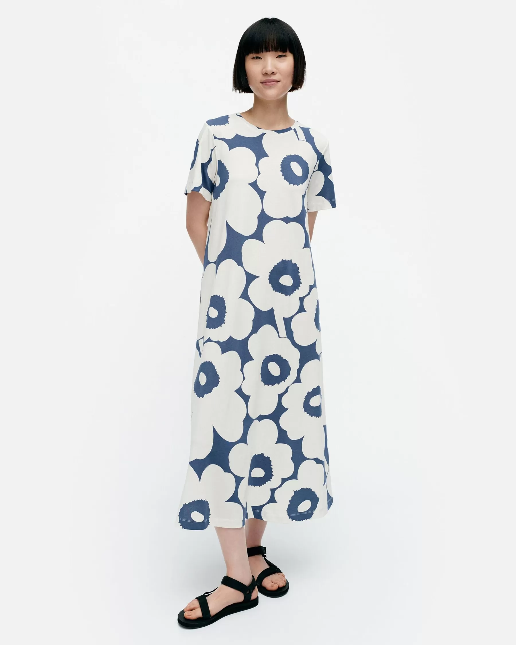 Cheap Marimekko Pisteinen Unikko Trikoomekko