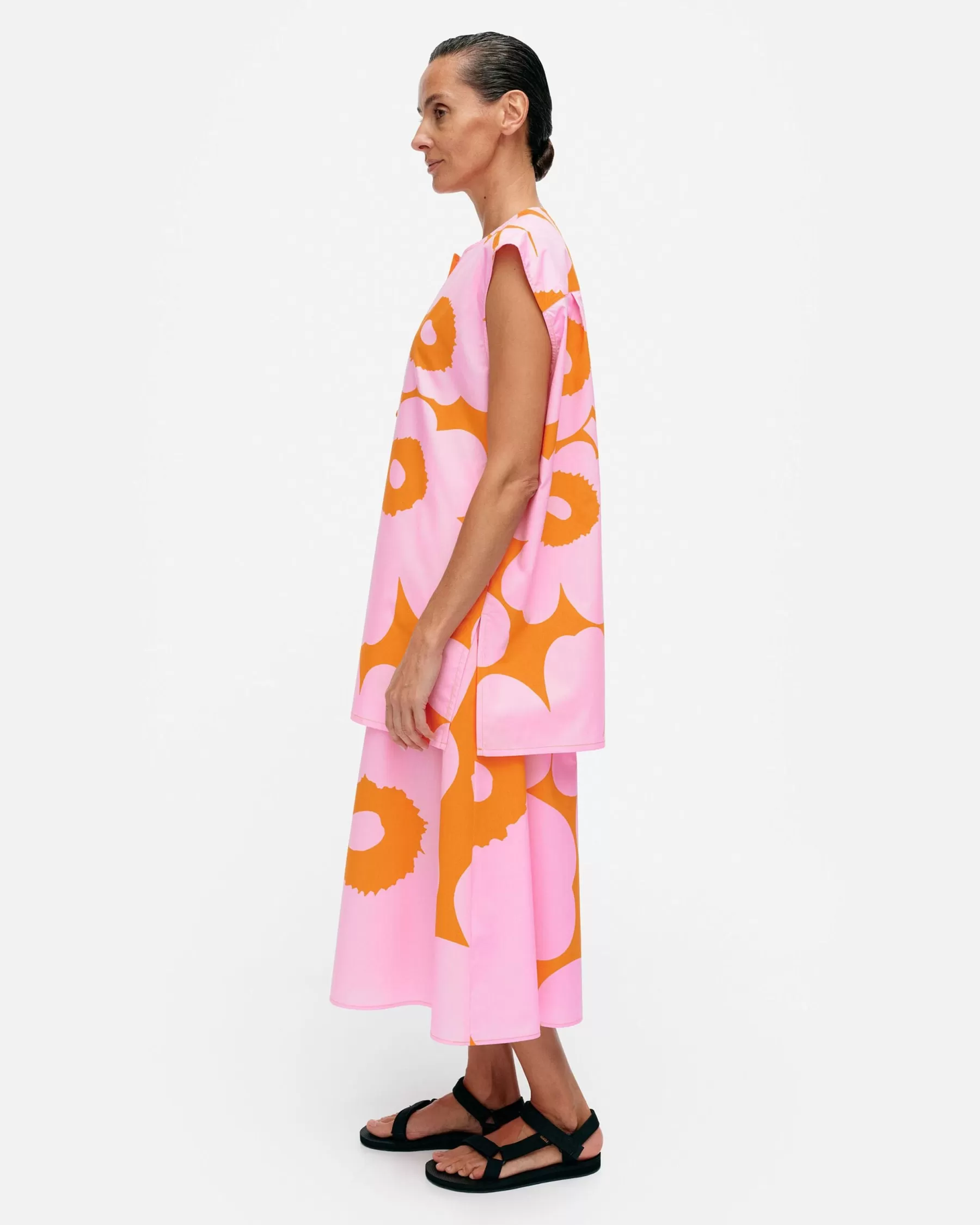 Best Sale Marimekko Pudas Unikko Puuvillapopliinitunika