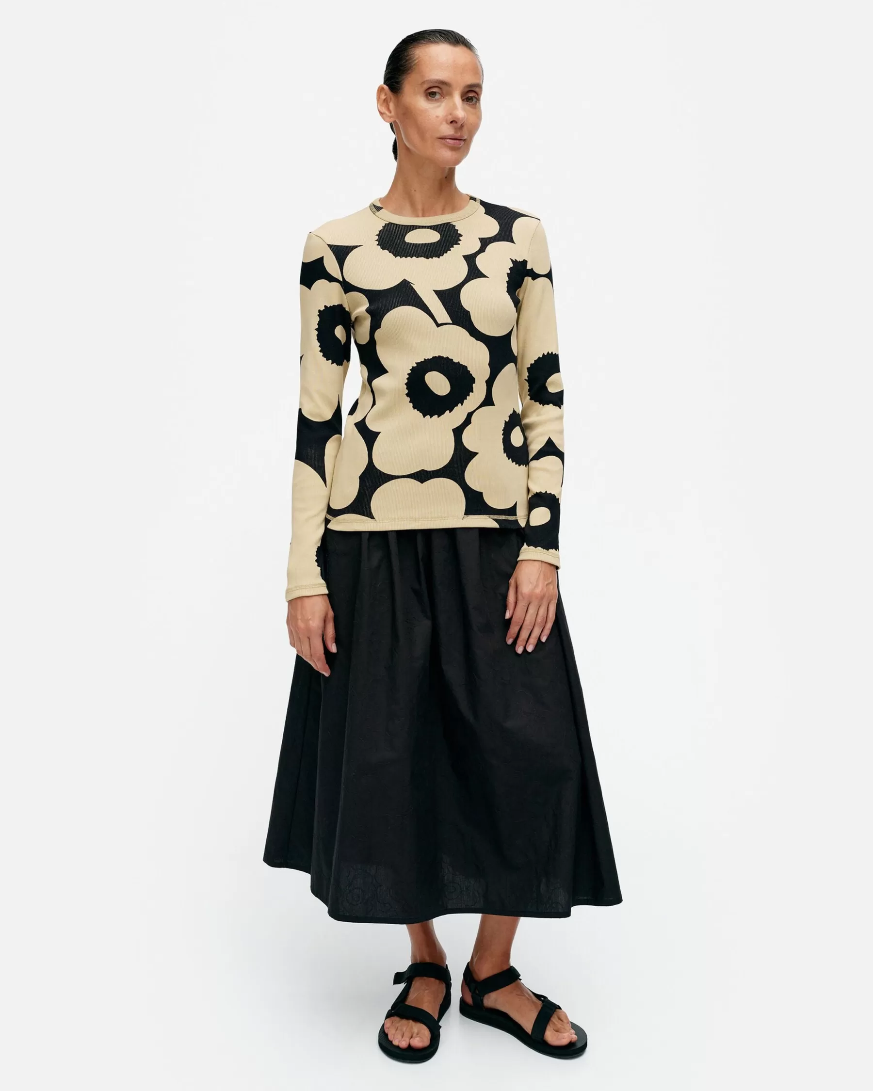 Fashion Marimekko Tulva Unikko Ribbipaita