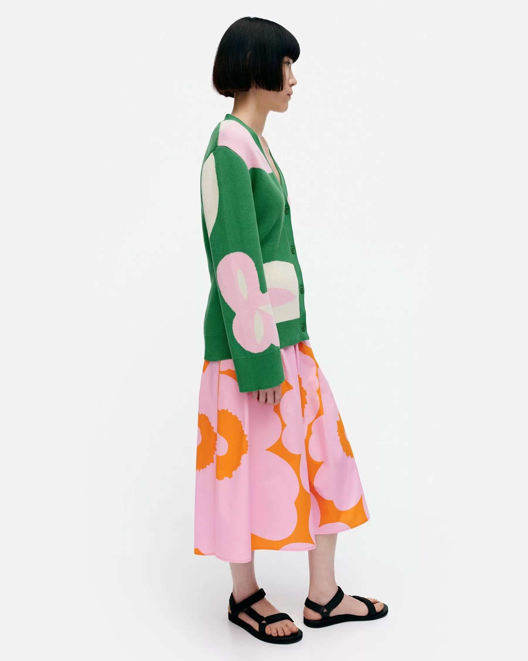 Shop Marimekko Tyrske Poiminto Puuvillaneuletakki